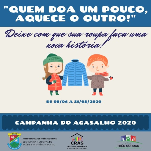 Campanha do Agasalho está arrecadando doações