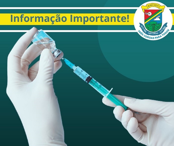 Dia 17/03, tem mais uma etapa de vacinação!