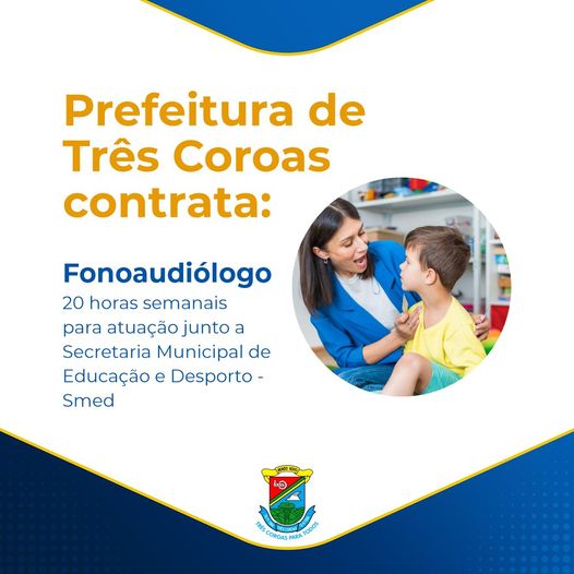 Cadastro de Contratação Temporária de Fonoaudiólogo!