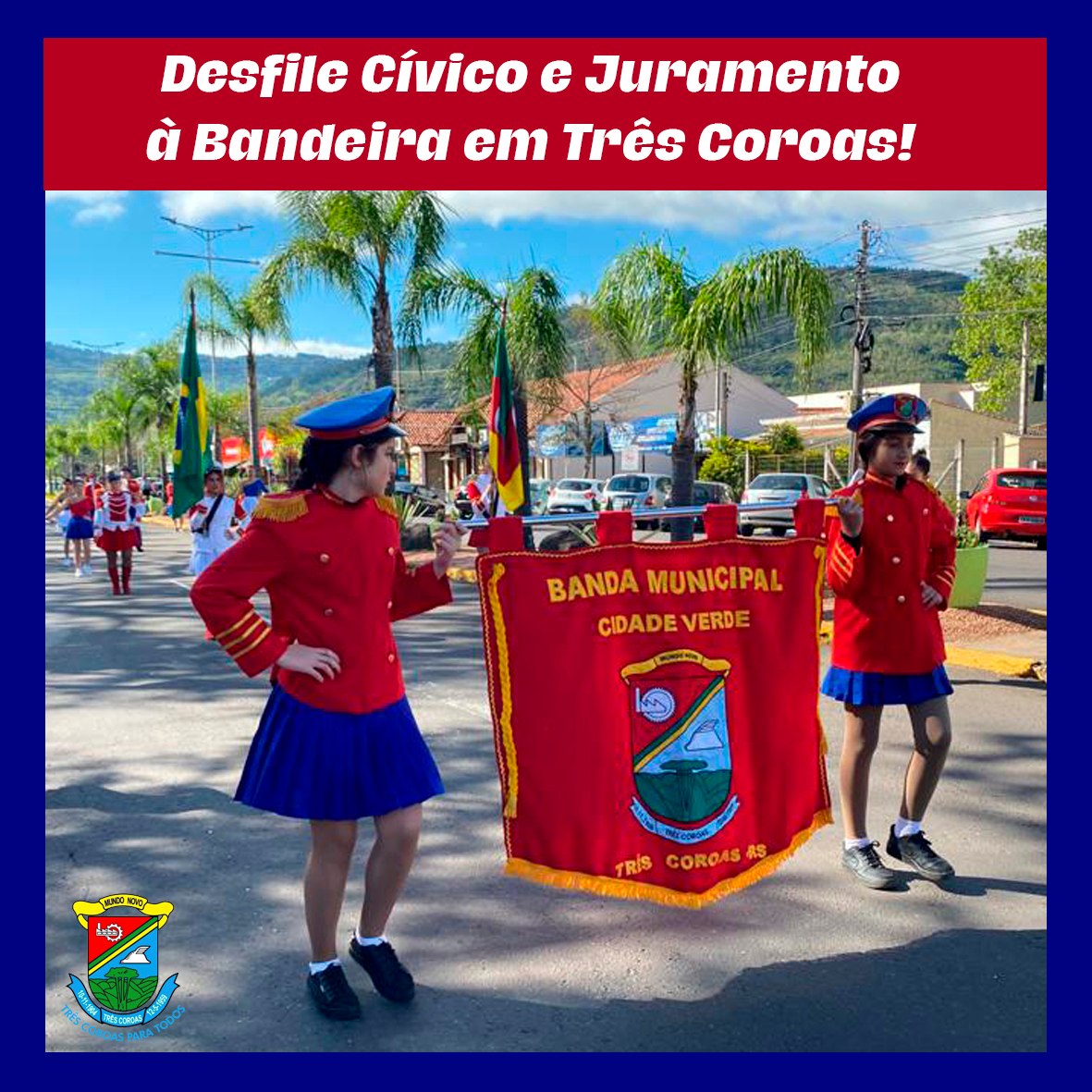 Desfile Cívico e Juramento à Bandeira