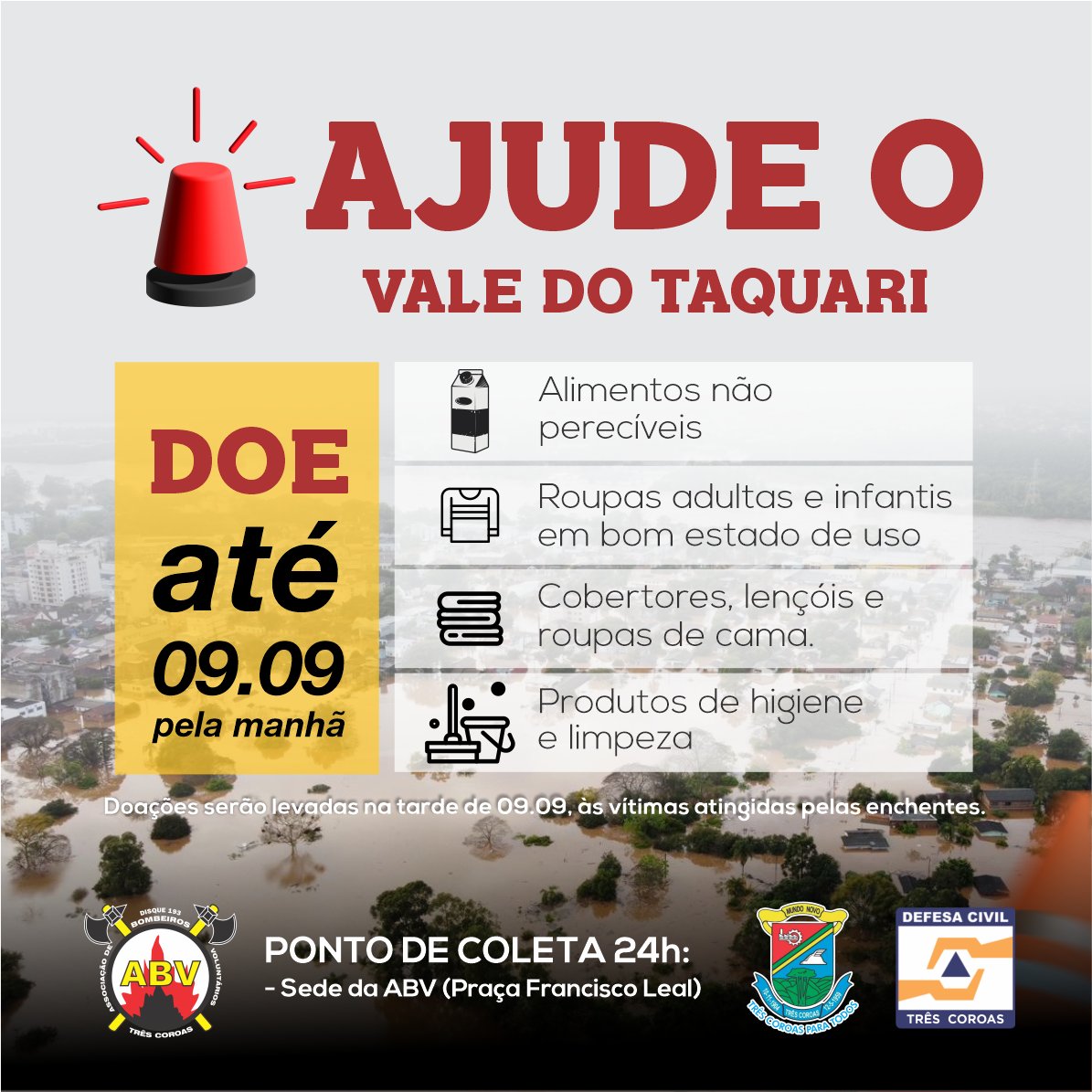 Ajude o Vale do Taquari