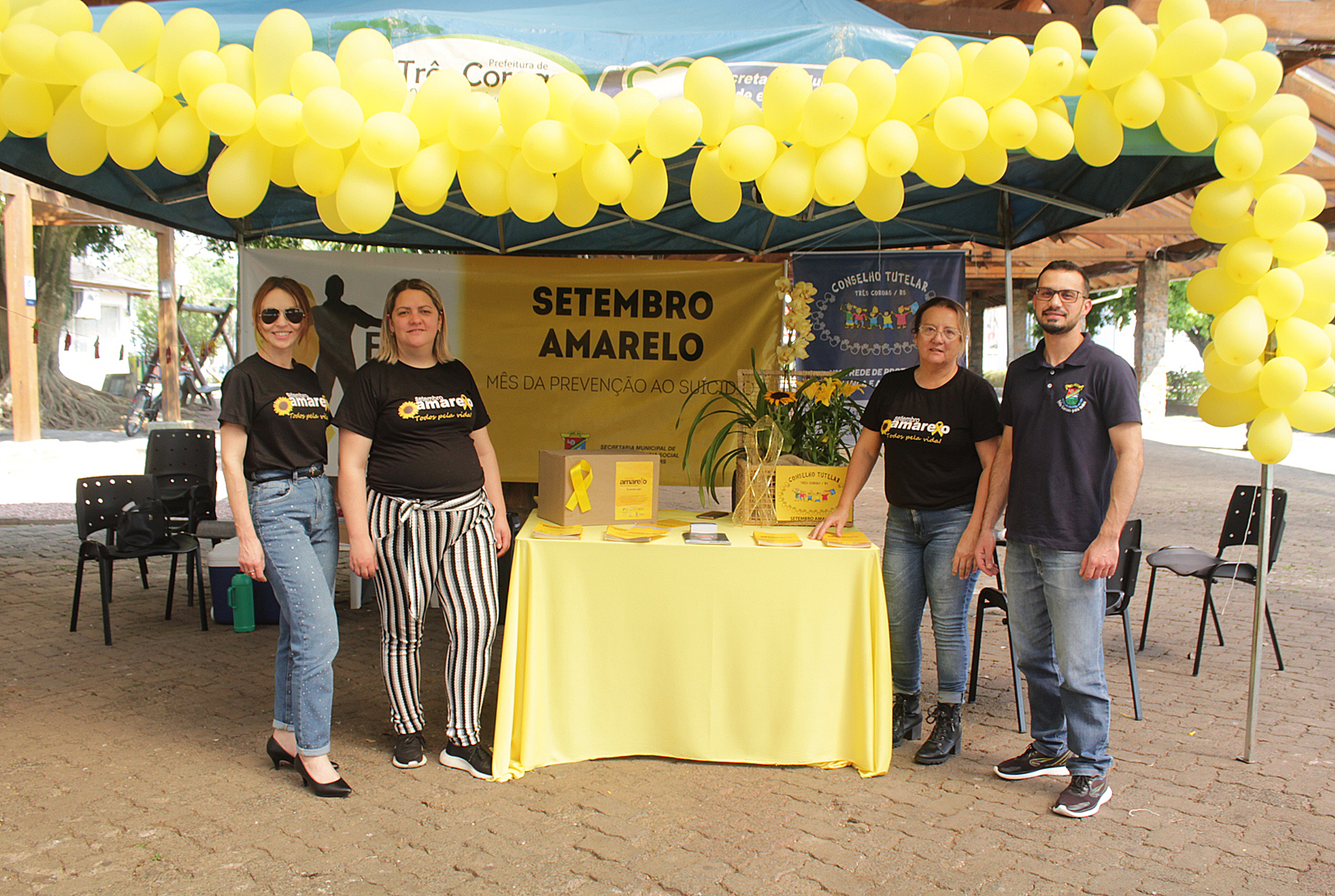 Ação campanha Setembro Amarelo