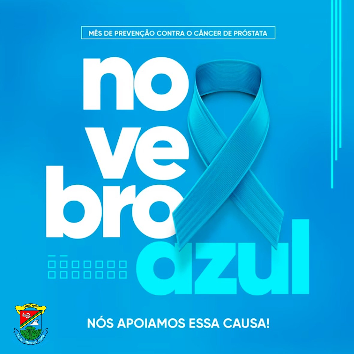  Novembro Azul: mês mundial de combate ao câncer de próstata.