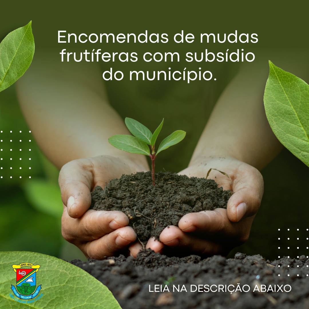 Subsídio de mudas frutíferas para agricultores 