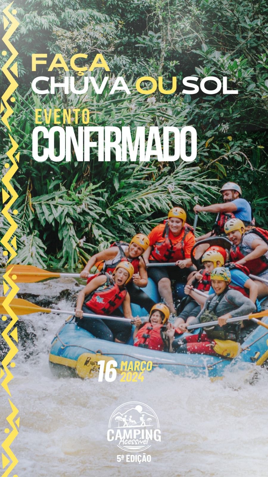 5ª Edição Camping Acessível Programação