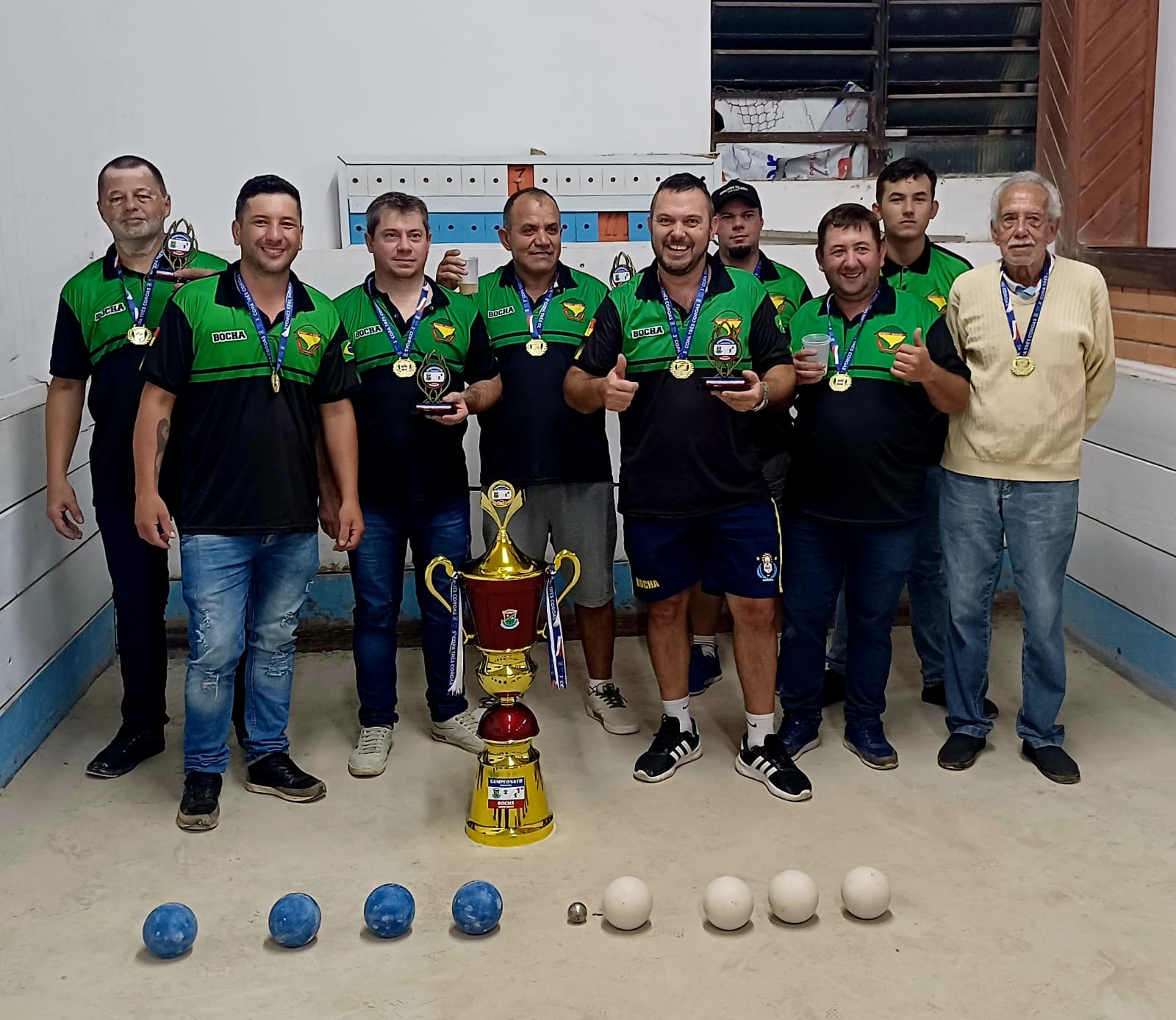 Vencedores do Campeonato Municipal de Bocha